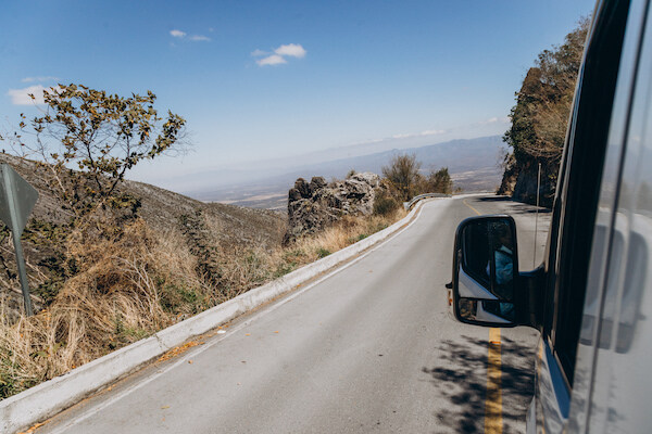 carretera de ruta de transporte